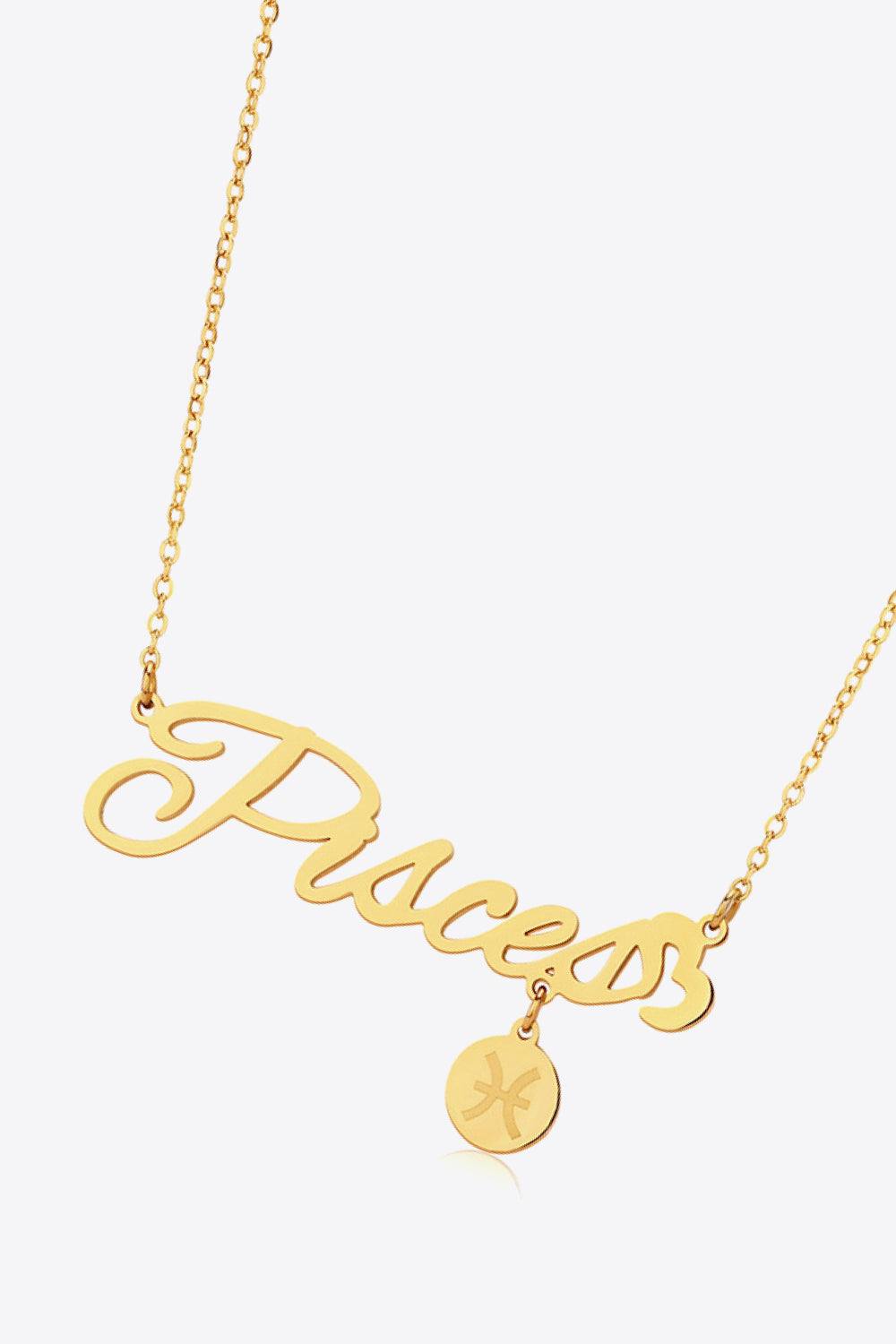 Astrology Pendant Zircon Necklace - p9nstyle