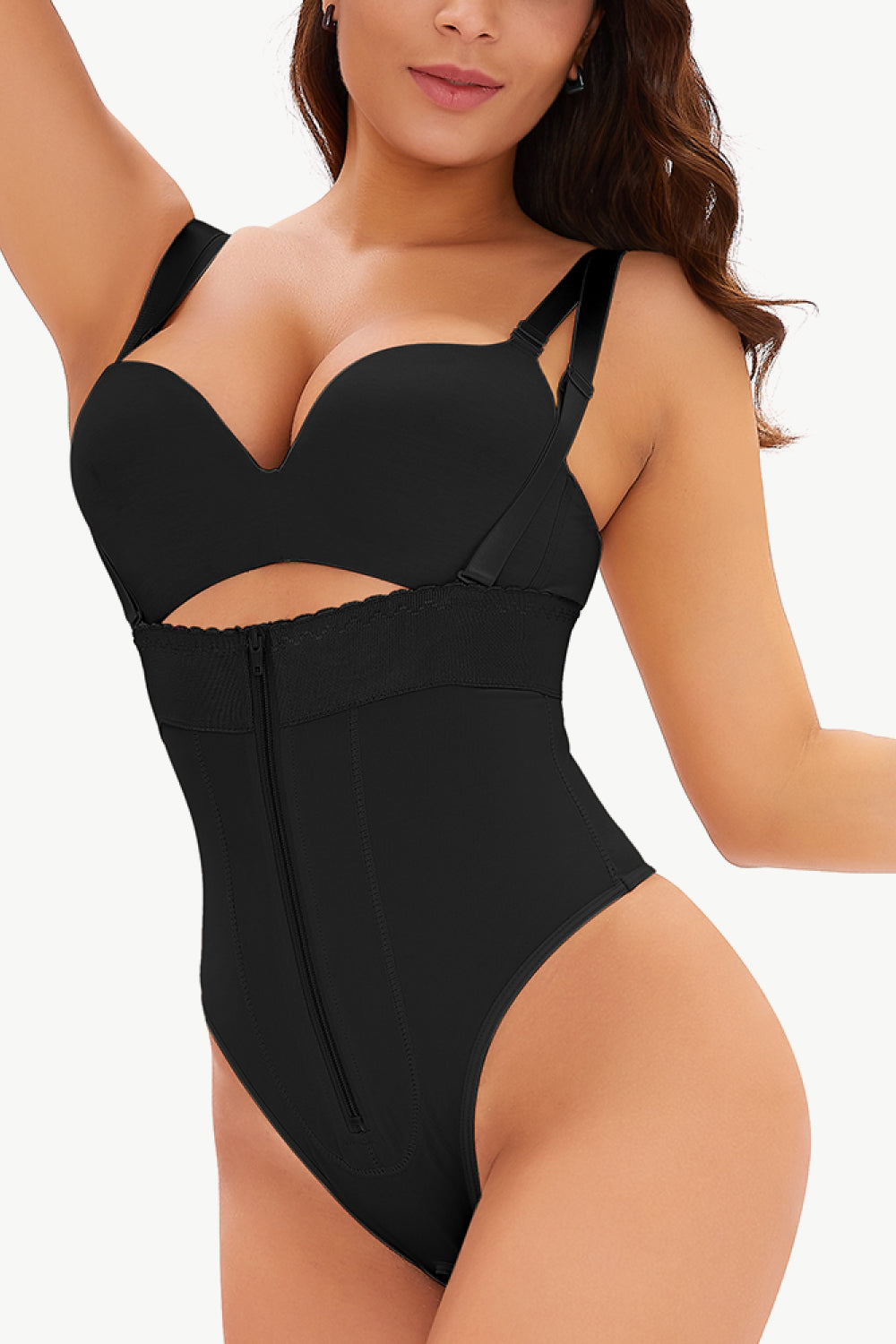 Full Size Adjustable Shaping Bodysuit - p9nstyle