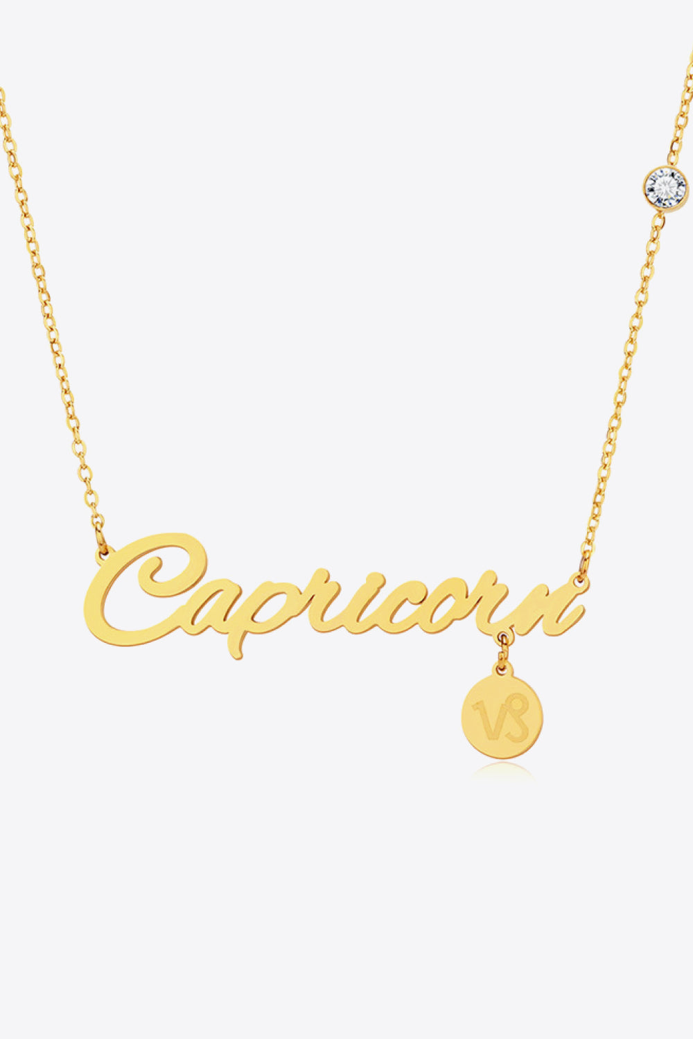 Astrology Pendant Zircon Necklace - p9nstyle